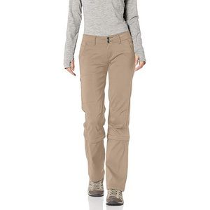 Prana Halle Pant Convertible 4 Reg Dark Khaki